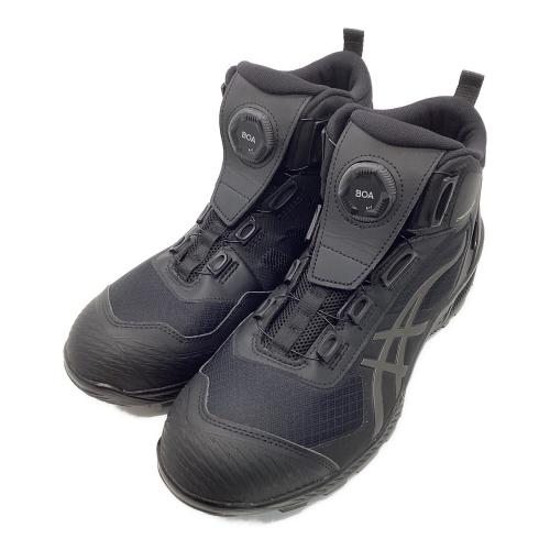 asics (アシックス) トレッキングシューズ メンズ SIZE 27cm ブラック 1273A084 ウィンジョブ GORE-TEX