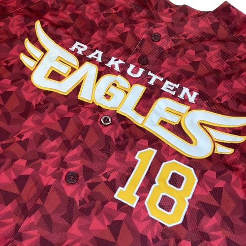 東北楽天ゴールデンイーグルス (トウホクラクテンゴールデンイーグルス) 応援グッズ SIZE M レッド 2024ホーム 20thMyHeroユニホーム ユニフォーム 【18】田中将大 レプリカ