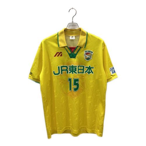 ジェフユナイテッド市原・千葉 (ジェフユナイテッド) 2002招致ワッペン付き サッカーユニフォーム メンズ SIZE SOO イエロー