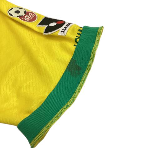 ジェフユナイテッド市原・千葉 (ジェフユナイテッド) 2002招致ワッペン付き サッカーユニフォーム メンズ SIZE SOO イエロー