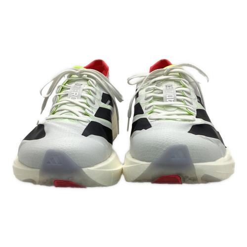 adidas (アディダス) ランニングシューズ メンズ SIZE 27.5cm ホワイト×ブラック アディゼロ タクミ セン 11 JH8659