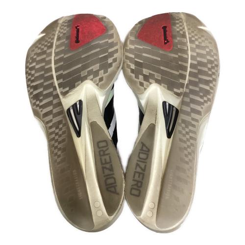 adidas (アディダス) ランニングシューズ メンズ SIZE 27.5cm ホワイト×ブラック アディゼロ タクミ セン 11 JH8659