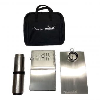 tentmark DESIGNS (テンマクデザイン) 薪ストーブ TM-200043 バックパック チタン 折りたたみ キャンプ 薪ストーブ