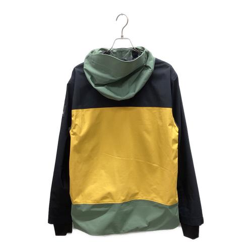 Quiksilver (クイックシルバー) スノーボードウェア(ジャケット) メンズ SIZE L グリーン×ブラック ハイライン FOREVER STRETCH GORE-TEX JK GORE-TEX