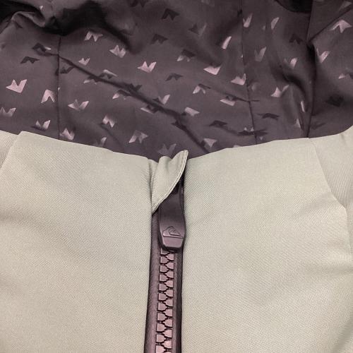 Quiksilver (クイックシルバー) スノーボードウェア(ジャケット) メンズ SIZE L グリーン×ブラック ハイライン FOREVER STRETCH GORE-TEX JK GORE-TEX