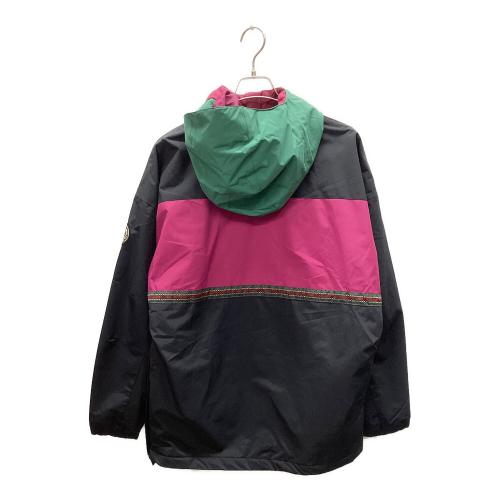 Quiksilver (クイックシルバー) スノーボードウェア(ジャケット) メンズ SIZE M グリーン×ピンク EQYTJ03270 アノラック ジャケット