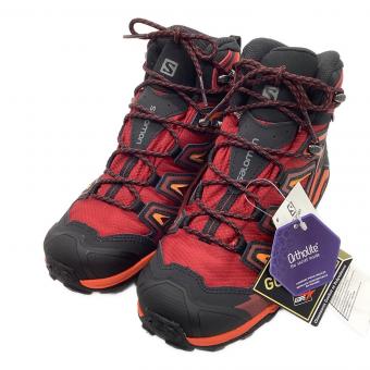 SALOMON (サロモン) トレッキングシューズ メンズ SIZE 26.5cm レッド×ブラック 171383 X ULTRA 3 MID ミドルカット