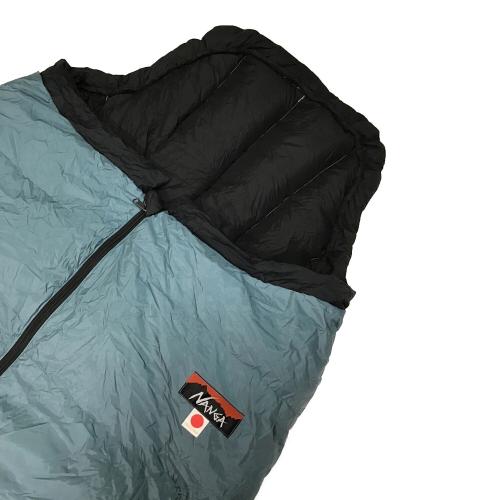 NANGA (ナンガ) マミー型シュラフ(ダウン) ブラック×グレー オーロラ500STD 【春～秋用】 身長185㎝まで