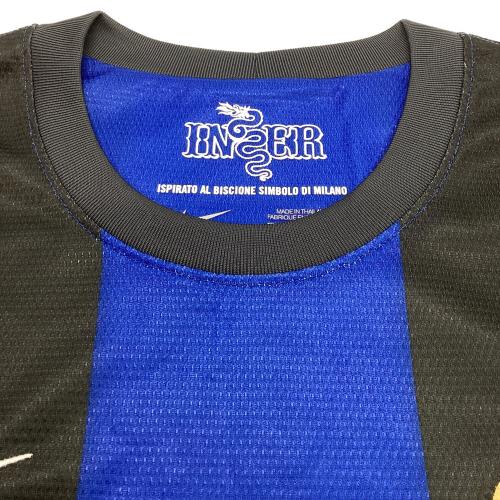 インテル (インテル・ミラノ) サッカーユニフォーム メンズ SIZE L ブルー×ブラック 12-13ホーム オーセンティック 479315-070