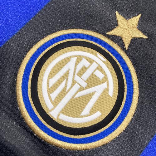 インテル (インテル・ミラノ) サッカーユニフォーム メンズ SIZE L ブルー×ブラック 12-13ホーム オーセンティック 479315-070