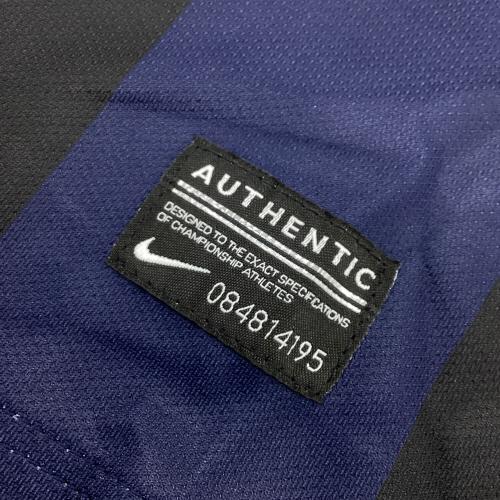 インテル (インテル・ミラノ) サッカーユニフォーム 532844-411 13-14ホーム オーセンティック 【55】長友佑都 メンズ SIZE L ネイビー×ブラック