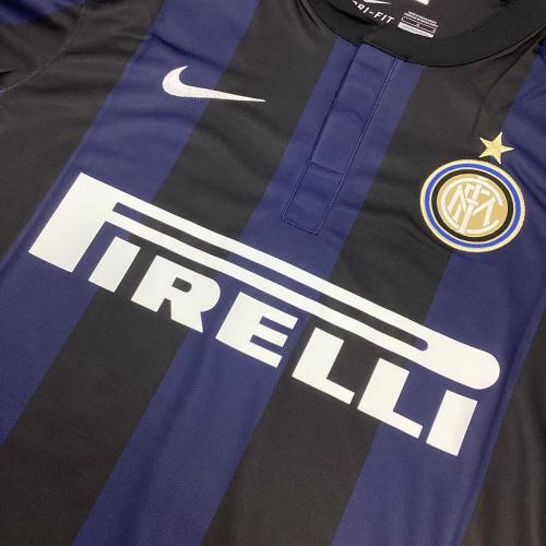 インテル (インテル・ミラノ) サッカーユニフォーム 532844-411 13-14ホーム オーセンティック 【55】長友佑都 メンズ SIZE L ネイビー×ブラック