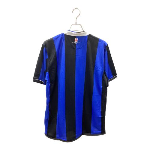 インテル (インテル・ミラノ) サッカーユニフォーム メンズ SIZE L ブルー×ブラック 06-07ホーム イタリア国旗パッチ 147163