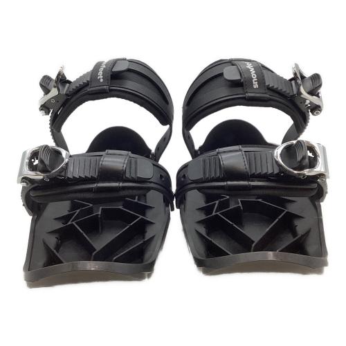 snowfeet (スノーフィート) スノーフィート ブラック キズ・ヨゴレ・エッジサビ有 ケース付 全長約40cm