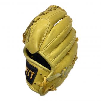 ZETT (ゼット) 硬式グローブ イエロー ケース付 プロステイタスオーダー 投手用 左投げ用 BPG-PRO