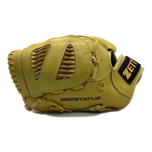 ZETT (ゼット) 硬式グローブ イエロー ケース付 プロステイタス