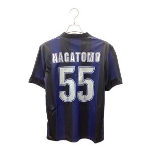 インテル (インテル・ミラノ) サッカーユニフォーム 532844-411 13-14ホーム オーセンティック 【55】長友佑都 メンズ SIZE L ネイビー×ブラック