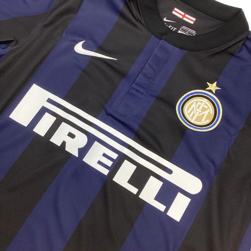 インテル (インテル・ミラノ) サッカーユニフォーム 532844-411 13-14ホーム オーセンティック 【55】長友佑都 メンズ SIZE L ネイビー×ブラック