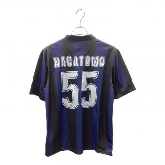 インテル (インテル・ミラノ) サッカーユニフォーム 532844-411 13-14ホーム オーセンティック 【55】長友佑都 メンズ SIZE L ネイビー×ブラック