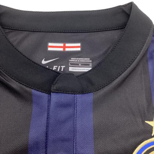 インテル (インテル・ミラノ) サッカーユニフォーム 532844-411 13-14ホーム オーセンティック 【55】長友佑都 メンズ SIZE L ネイビー×ブラック