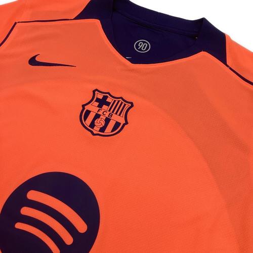 FCバルセロナ (エフシーバルセロナ) サッカーユニフォーム SM3201-855 25-26  サードレプリカユニフォーム メンズ SIZE L オレンジ