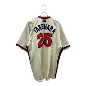千葉ロッテマリーンズ (チバロッテマリーンズ) 25 竹原直隆 2008年 ロッテサマー オリオンズ復刻 応援グッズ ベージュ