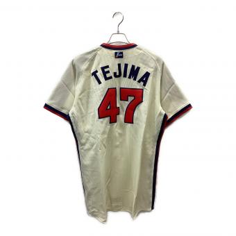 千葉ロッテマリーンズ (チバロッテマリーンズ) 47 手嶌智 2008年 ロッテサマー オリオンズ復刻 応援グッズ ベージュ