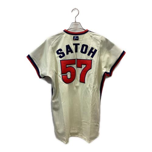 千葉ロッテマリーンズ (チバロッテマリーンズ) 57 佐藤賢治 2008年 ロッテサマー オリオンズ復刻 応援グッズ ベージュ