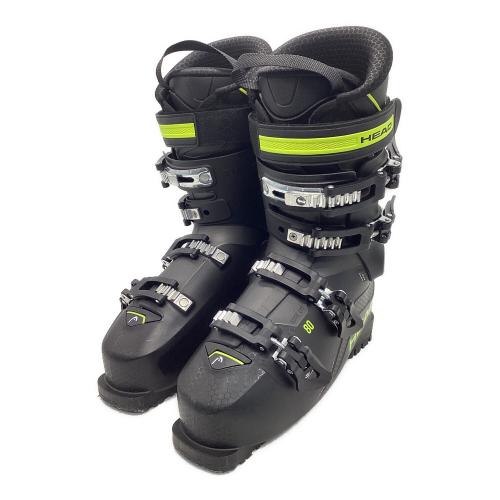 HEAD (ヘッド) EDGE LYT80 スキーブーツ メンズ 27-27.5 ブラック×ライムイエロー