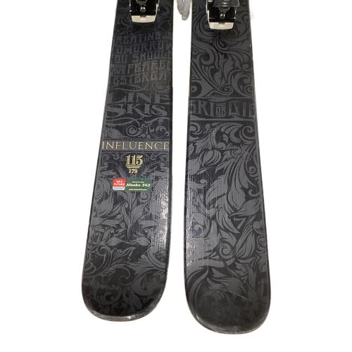 LINE (ライン) INFLUENCE115 オールマウンテン ファットスキー キズ・ヨゴレ・エッジサビ大有 179cm