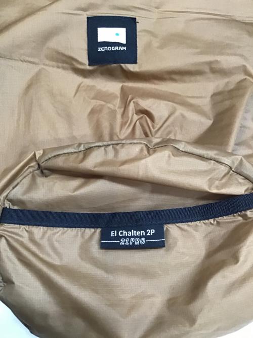 ZEROGRAM (ゼログラム) ソロテント ALL NEW El Chalten Pro 2P