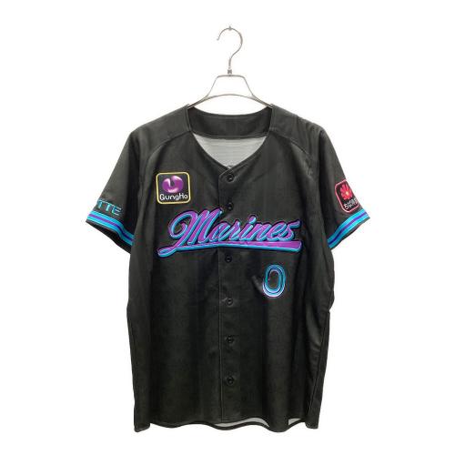 千葉ロッテマリーンズ (チバロッテマリーンズ) ブラックサマー2025 応援グッズ 12JRMM9400 【0】荻野貴司 Lサイズ ブラック