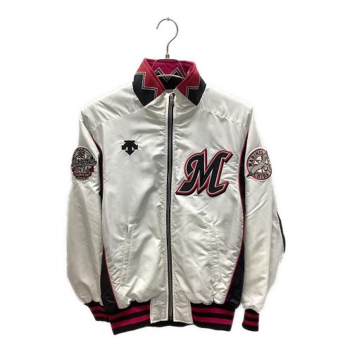 千葉ロッテマリーンズ (チバロッテマリーンズ) 2005 アジアチャンピオンワッペン 応援グッズ Mサイズ ホワイト