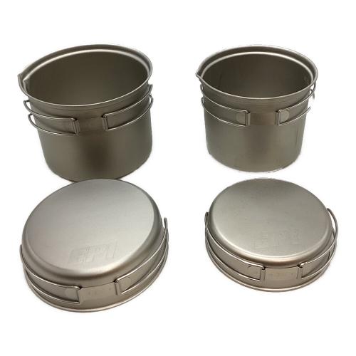 EPIgas (イーピーアイガス) ATSチタンクッカー TYPE-3 セット クッカー