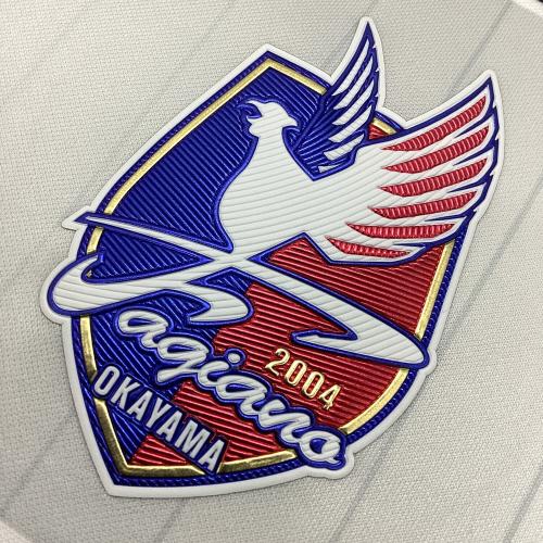 ファジアーノ岡山 サッカーユニフォーム PU5111F 2025 アウェイ 背番号無 SIZE 3XO