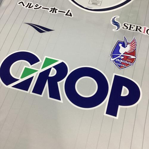 ファジアーノ岡山 サッカーユニフォーム PU5111F 2025 アウェイ 背番号無 SIZE 3XO