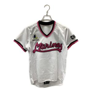 千葉ロッテマリーンズ (チバロッテマリーンズ) 千葉移転20周年記念初代マリーンズ復刻 応援グッズ Sサイズ ホワイト