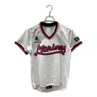 千葉ロッテマリーンズ (チバロッテマリーンズ) 千葉移転20周年記念初代マリーンズ復刻 応援グッズ Sサイズ ホワイト