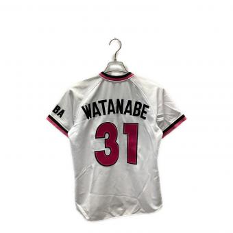 千葉ロッテマリーンズ (チバロッテマリーンズ) 31 渡辺俊介 応援グッズ 2011千葉移転20周年記念初代マリーンズ復刻 Sサイズ ホワイト