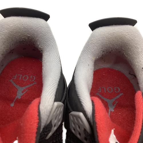 NIKE (ナイキ) ゴルフシューズ CU9981-002 Air Jordan 4 Golf Bred メンズ SIZE 27cm ブラック