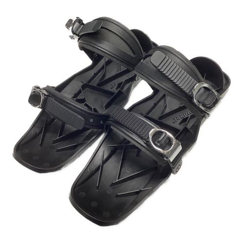 snowfeet (スノーフィート) スノーフィート ブラック キズ・ヨゴレ・エッジサビ有 ベルトにロゴ無し ケース付 全長約40cm