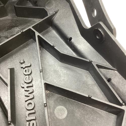 snowfeet (スノーフィート) スノーフィート ブラック キズ・ヨゴレ・エッジサビ有 ベルトにロゴ無し ケース付 全長約40cm