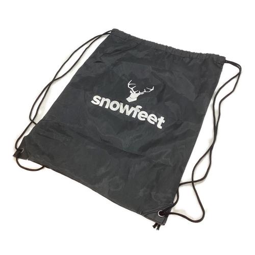 snowfeet (スノーフィート) スノーフィート ブラック キズ・ヨゴレ・エッジサビ有 ベルトにロゴ無し ケース付 全長約40cm