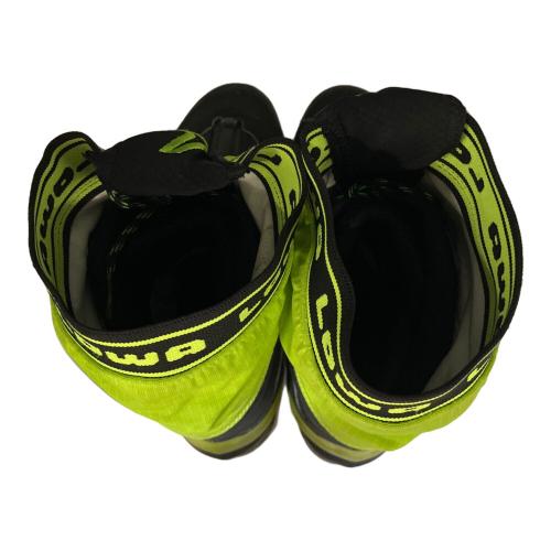 LOWA (ローバー) アルパインアイスGTX 厳冬期用 トレッキングシューズ メンズ SIZE UK10 ブラック×ライムグリーン