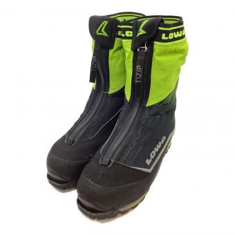 LOWA (ローバー) アルパインアイスGTX 厳冬期用 トレッキングシューズ メンズ SIZE UK10 ブラック×ライムグリーン
