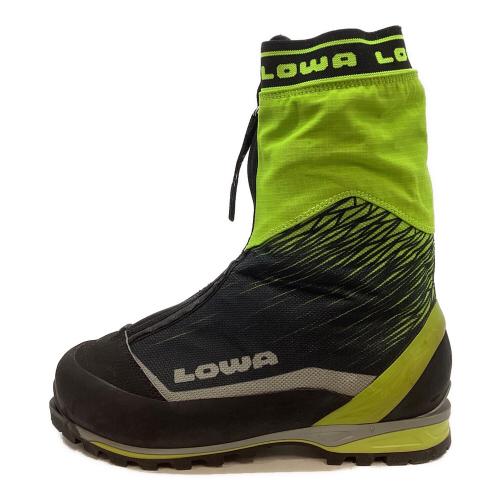 LOWA (ローバー) アルパインアイスGTX 厳冬期用 トレッキングシューズ メンズ SIZE UK10 ブラック×ライムグリーン
