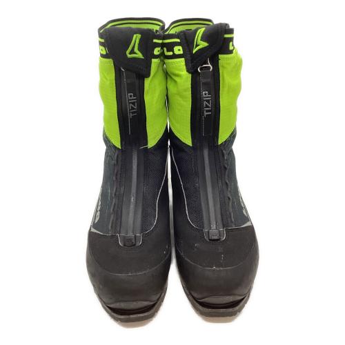 LOWA (ローバー) アルパインアイスGTX 厳冬期用 トレッキングシューズ メンズ SIZE UK10 ブラック×ライムグリーン