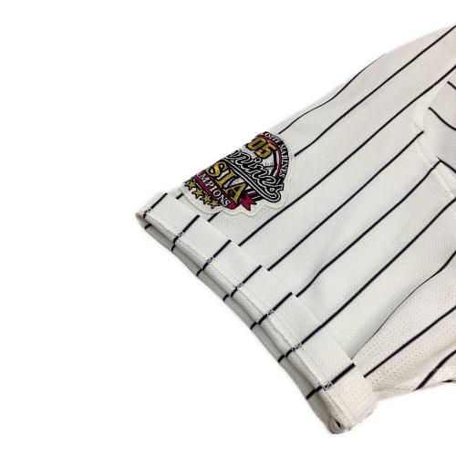 千葉ロッテマリーンズ (チバロッテマリーンズ) 52 塀内久雄 応援グッズ 2006年選手支給ユニフォーム アジアチャンピオンワッペン付 ホワイト