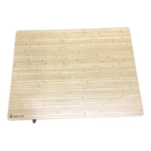 Snow peak (スノーピーク) アウトドアテーブル 720×900×660(h)mm ワンアクションテーブル竹