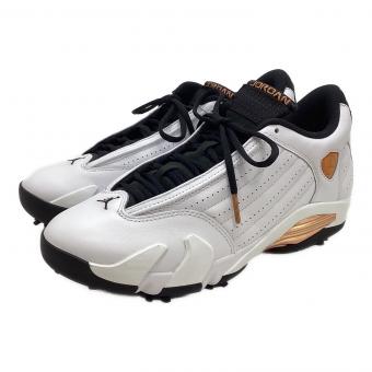 NIKE (ナイキ) ゴルフシューズ HV4813-100 エア ジョーダン 14 G メンズ SIZE 27cm ホワイト